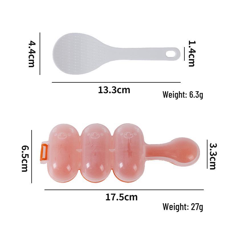 

Kids Rice Ball Shaping Mold - Shake & Roll Tool for Perfect Rice Balls
