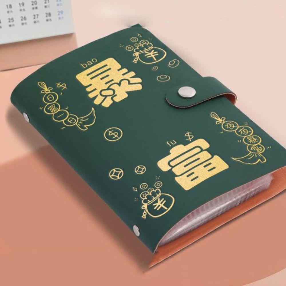 Waterproof Money Saving Challeng Book PU Leather Cash Budget Notebook  Bills Storage