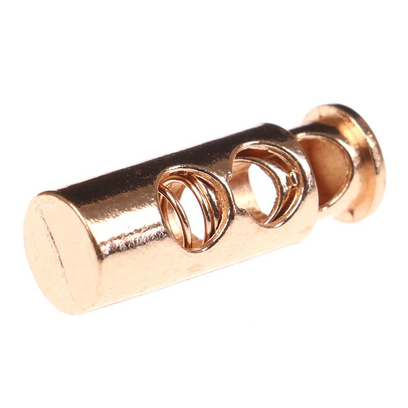 10Pcs Metal Stoppers Toggle Cord Locks Drawstring Lock Diy Apparel Accessories