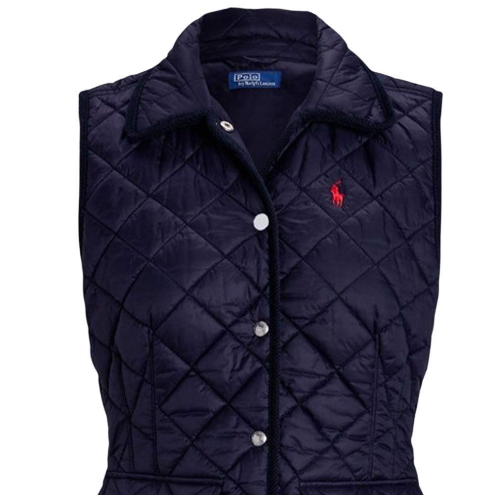 Polo Ralph Lauren Solid Color Single Breasted Sleeveless Vest Women Vests 211932193-001