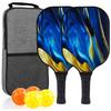 Carbon Fiber Pickleball Paddles Honeycomb Board UV Printed Graphite Pickleball Paddles Set