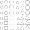 SUNNYCLUE 1 Box 72Pcs Open Back Bezel Pendants Stainless Steel Open Bezels Hollow Round Square Triangle Hexagon Geometric Linking Charms Pendant