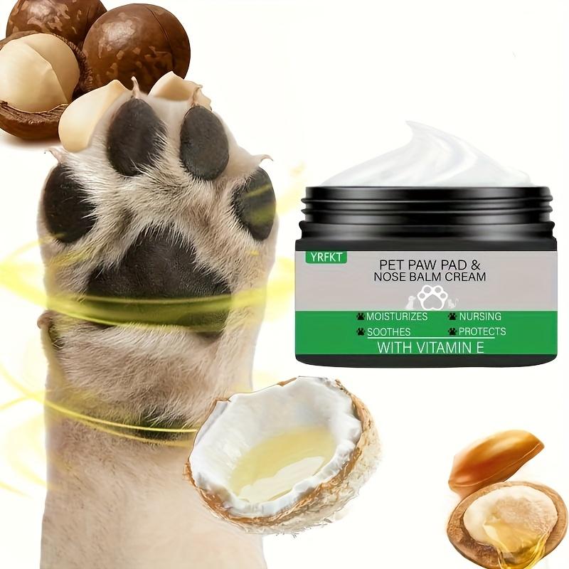 Crema per la cura degli animali domestici, Crema idratante per cani e gatti, Lenisce screpolature secche, Nutre in profondità unghie e naso degli animali domestici, Fornisce 24/7 di protezione con Vitamina E