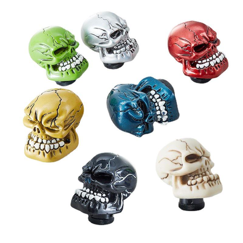 Universal Big Tooth Skull Resin Gear Shift Knob