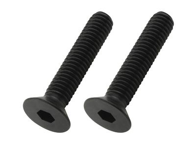 POSH 990630-K2 Motorcycle Supplies Sarah Cap Bolts (Stainless Steel/Black) 2 Pieces M6X30mm