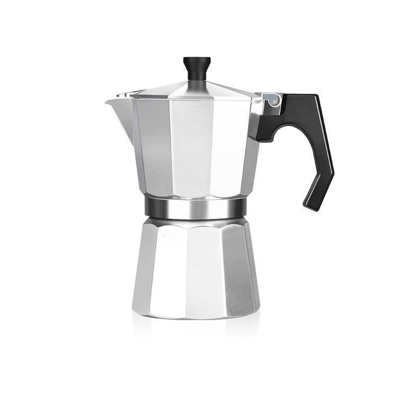Italian Octagonal Moka Pot: Aluminum Espresso Coffee Maker for Home Use