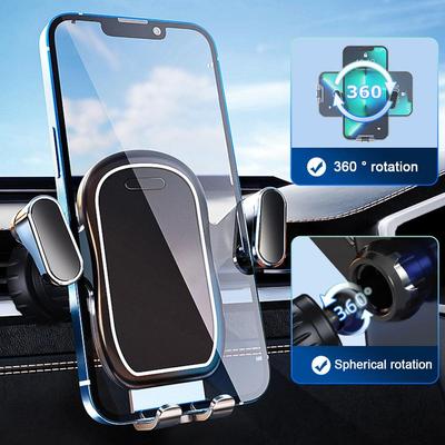 Universal Hook Gravity Car Phone Holder Mount Stand Vent Air For IPhone Bracket Phone Mobile Cl C3Y1