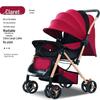 Lightweight Reversible Stroller with Dining Tray - Four-Wheel, Folding, for Infants and Toddlers