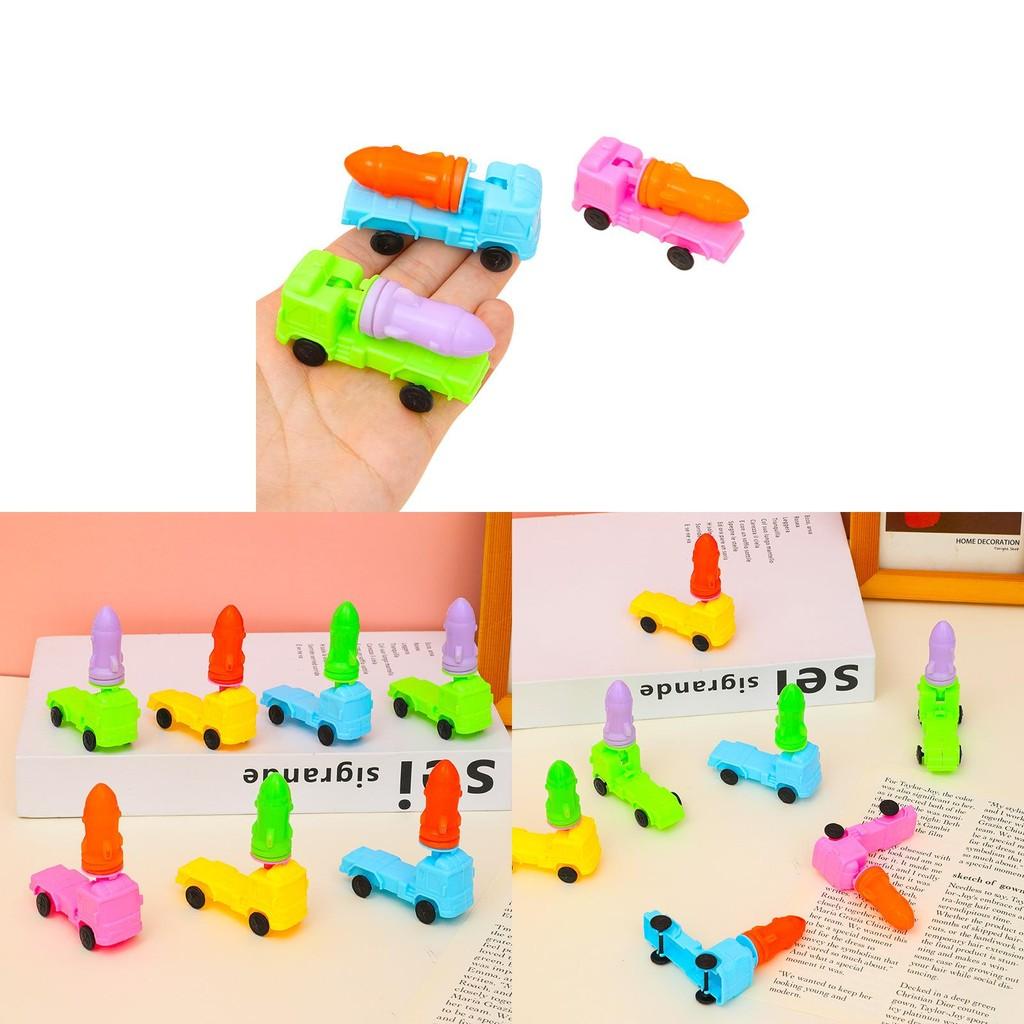 Toy Mini Model Missile Truck Kids Cartoon Playset For Outdoor Activities Gift