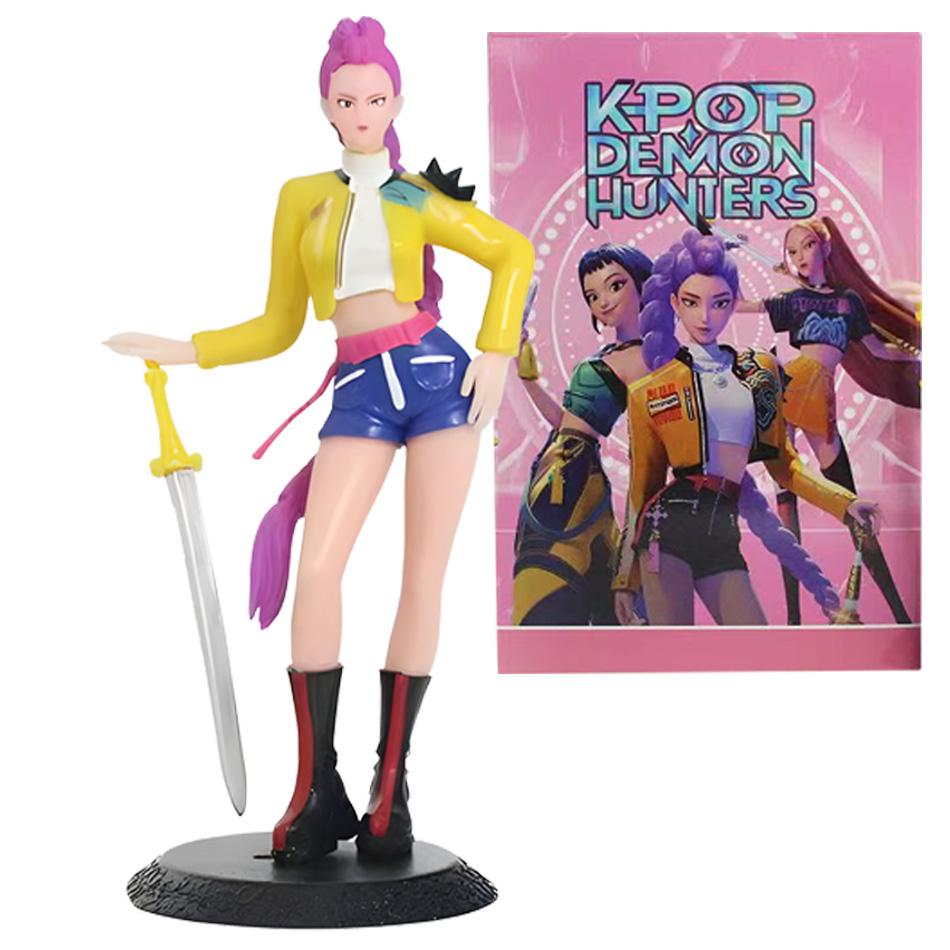 Lumimilazoi K-Pop Demon Hunter Girl Group-Themed Cute Doll with Movable Joints Christmas Gift for Fans Collectibles