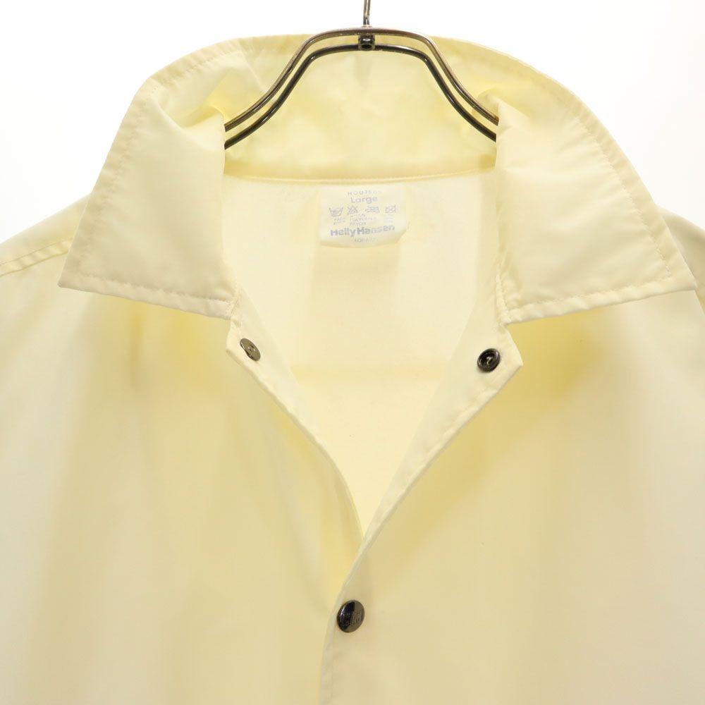 Helly Hansen 80s Vintage Nylon Coach Jacket L Ivory Back Brushed Men's Used