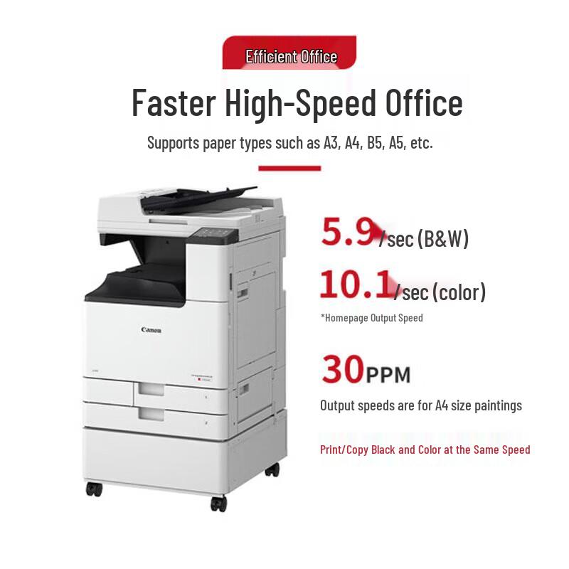 Canon iRC3130L A3 Color Multifunction Office Printer CN plug (adapter included)