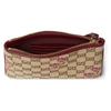 Gucci GG Supreme Snake Embroidery Zipper Clutch Women clutch Beige Dark-Brown 818855-FAEAZ-8772