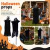 Ghost Scarecrow Halloween Yard Decoration Outdoor Garden Stake Hanging Prop with Ground Spike for Festive Display