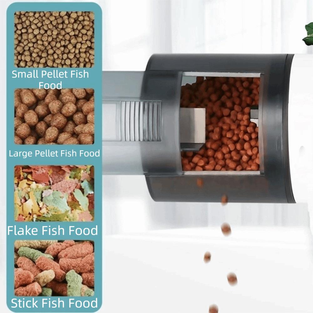 Electric Fish Food Dispenser Moisture-Proof Smart Timer Feeder  For Aquariums