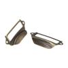 Home Pull Handle Label Cabinet Frame Retro Screws Tag 10pcs 70 30mm Bronze Card Cupboard Drawer File Holder Iron
