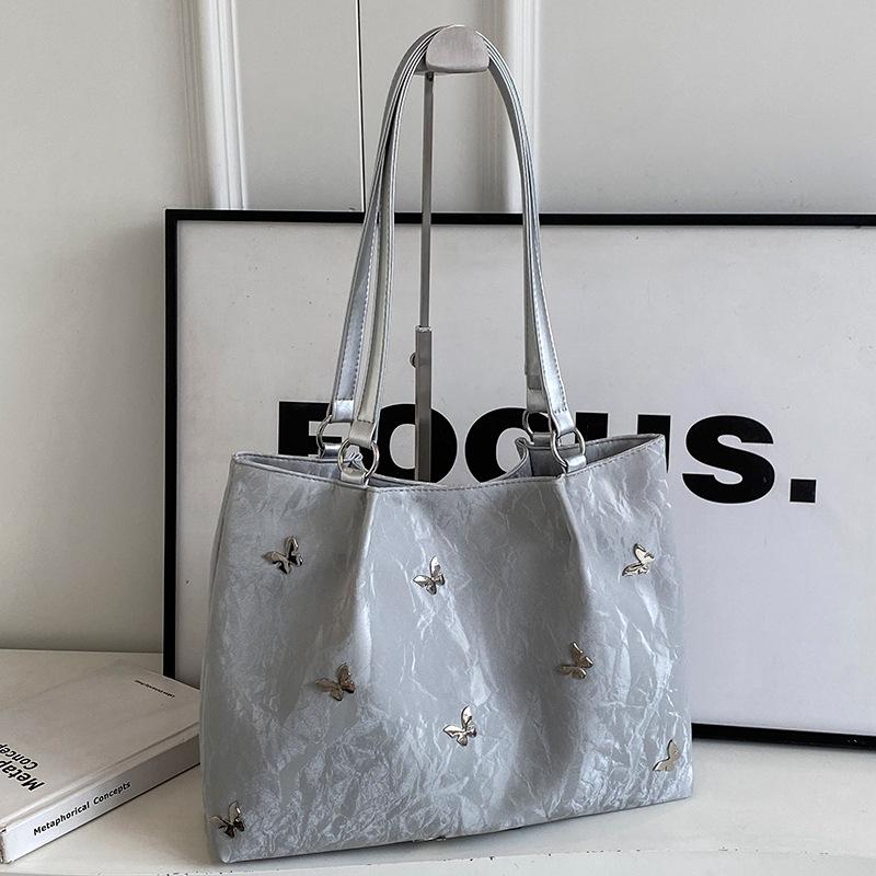 Large Capacity 2025 New Bag Autumn and Winter High-end Shoulder Bag College Students Class Commuting Bag Tote Bag