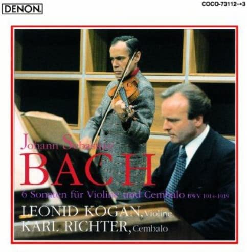 CD RICHTER KARL KOGAN LEONID BAC  Bach Complete Sonatas for Violin a COCO731123  2010 Japan Obi Classical
