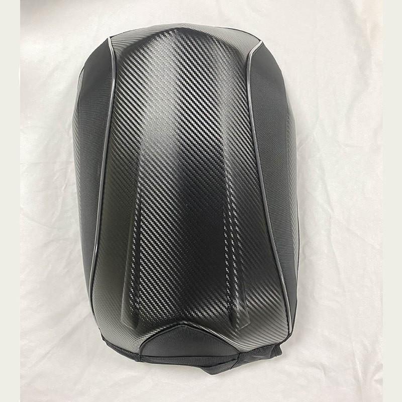 Motorcycle Helmet Backpack, Waterproof Hard Shell Riding Bag, KTM Style