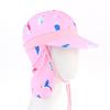 Kids Windproof Anti-UV Sun Hat Large Brimmed Breathable Nylon Multicolor Cap for Hiking Climbing