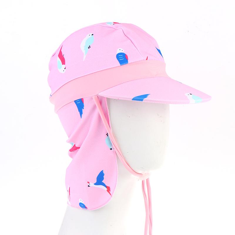 Kids Windproof Anti-UV Sun Hat Large Brimmed Breathable Nylon Multicolor Cap for Hiking Climbing