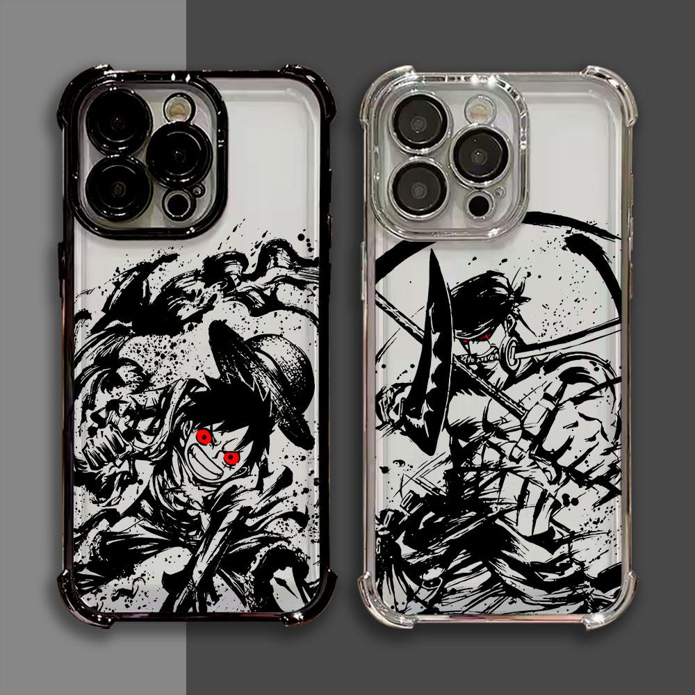 Japanese Anime O-One Piece Art Funda For iPhone 17 Pro 16 15 14 13 12 11 Pro Max Case 17 Plus 17E 16E 17Air Silicone Phone Cover