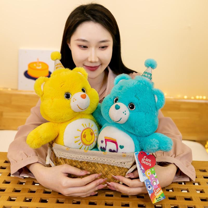 Rainbow Bear Doll Plush Toy Cute Girl Birthday Gift Ragdoll Doll