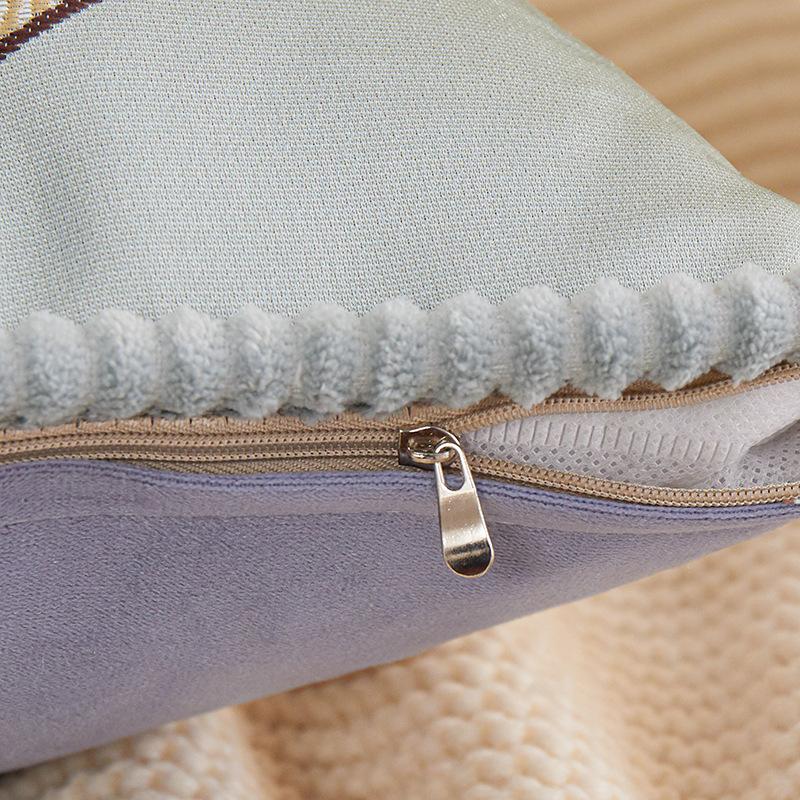 Jacquard Kissen Bettseite Groß Rückenlehne Möbel Geschenk Sofakissen Nordisch Zuhause Hochpräzisions-Jacquard