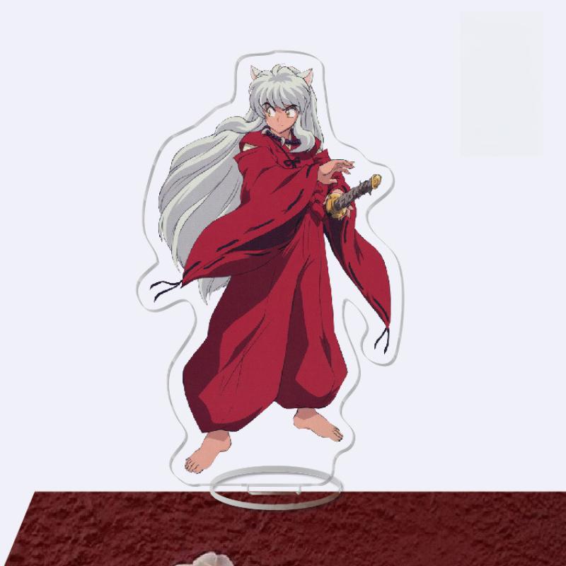 Inuyasha Sesshomaru Acrylic Anime Stand 15cm Transparent Double Sided Cartoon Figure