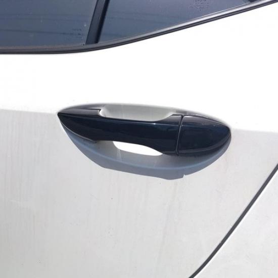 8Pcs Black Door Side Handles Cover Trim For Toyota Corolla E170 E180 2014-2018