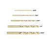 5Pcs Twist Drill Bit Left Hand Drill Straight Shank HSS 3.2-8.7mm Electrical Drill Power Tool Woodworking Carpentry Accessories