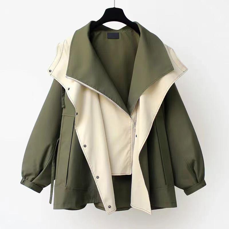 Korean Style Autumn Slimming Mid-Length Trench Coat - 2025 Casual Women's Fashion