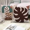 Pillowcase Decoration Home Office Car Abstract Branches and Leaves Nordic Curved  Sofa Cushion Cover