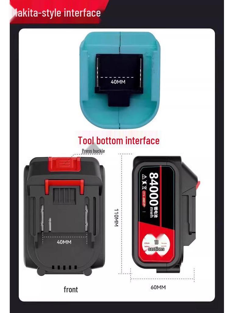 21V Rechargeable Handheld Drill with Large Capacity Lithium Battery