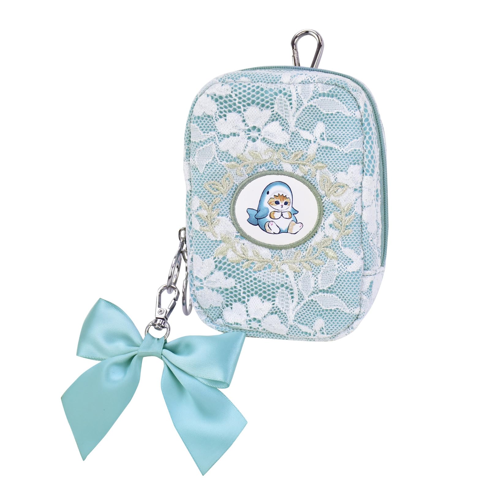 

Lace x Embroidery Vertical Pouch BL mofusand MFS-361