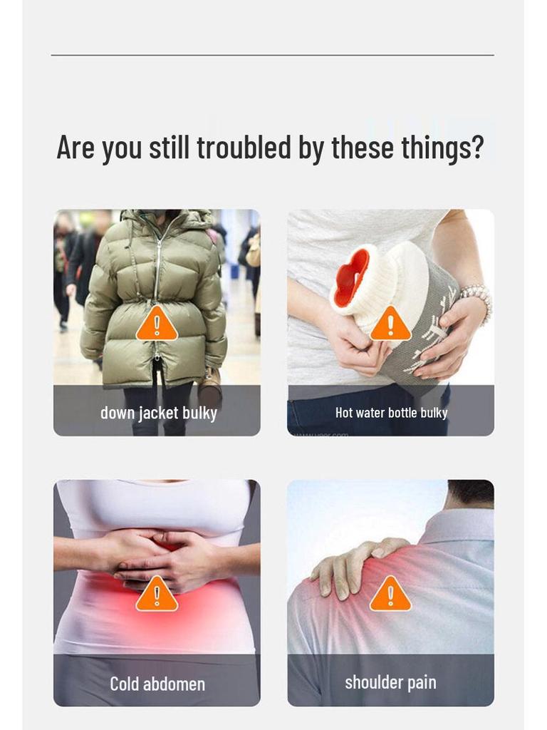 Men's Smart Heated Vest with USB - Thickened Electric Heating for Extra Warmth