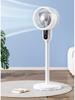 Smart Remote-Controlled Oscillating Electric Fan: Low Noise Floor & Table Air Circulation Fan