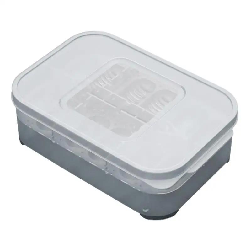 12 Fächer Schlüpfbox Schlange Eidechse Reptil Eiertablett Boxen Schlüpfende Eier Gerät Kletterndes Haustier Schildkröte Schildkröte Inkubator Zubehör