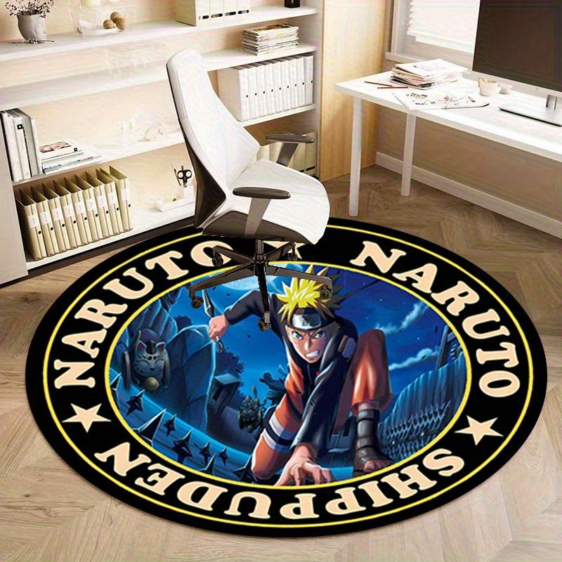 1pc Naruto Shippuden Anime Theme Circular Rug - Home Decor, Office Round Mat, Outdoor Carpet Gift for FansRC2754
