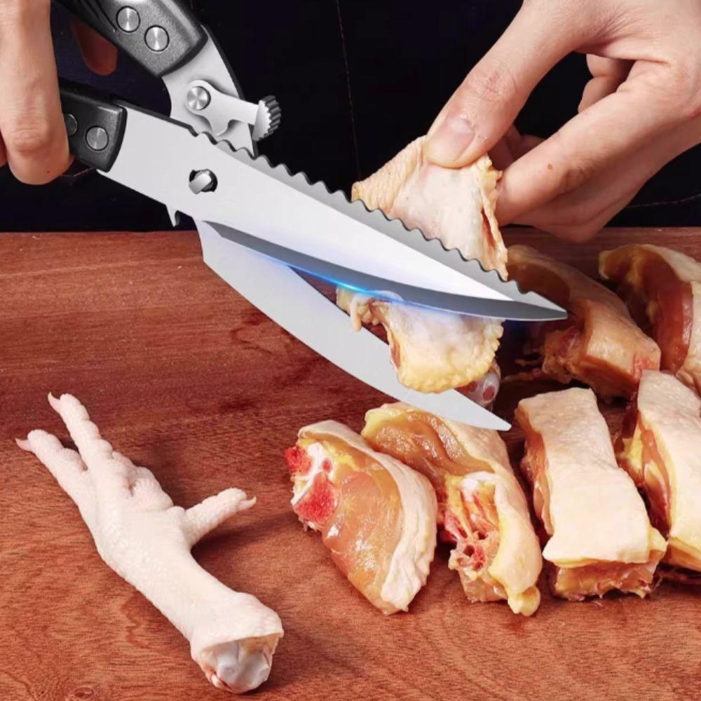 Heavy-duty Chicken Bone Scissor Stainless Steel Poultry Shear Barbecue Scissor Vegetable