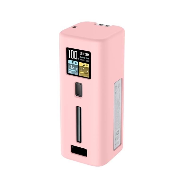 

Силіконовий Захисний Чохол для CUKTECH 10 FUSION Power Bank Чохол для Зберігання Захисні Аксесуари Стійкі до Подряпин Чохол рожевий