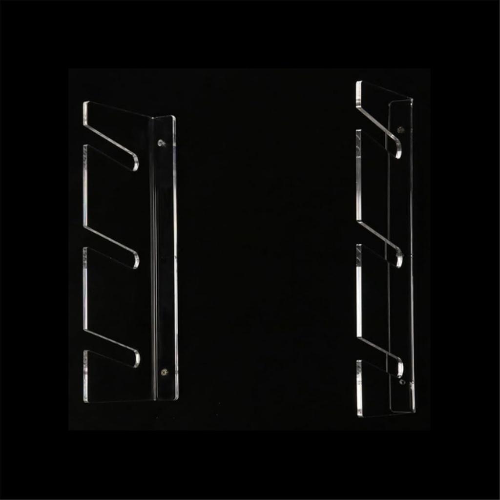 Modern Skateboard Rack Practical Acrylic Skateboard Holder Wall Mount Display Holder Stylish Storage Organizer Shelf