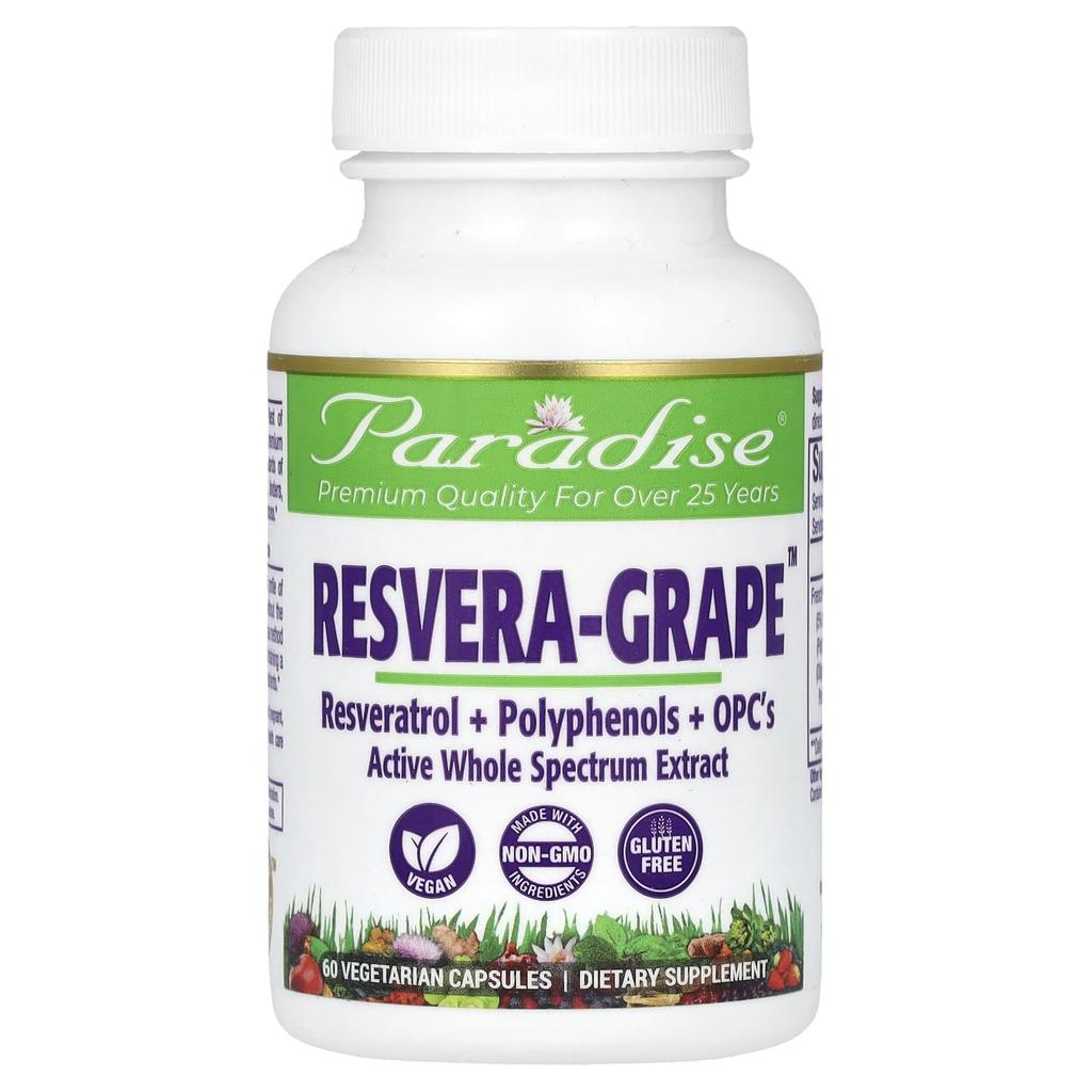 Resvera Grape, Veggie Capsules 60 (250Mg per Capsule)