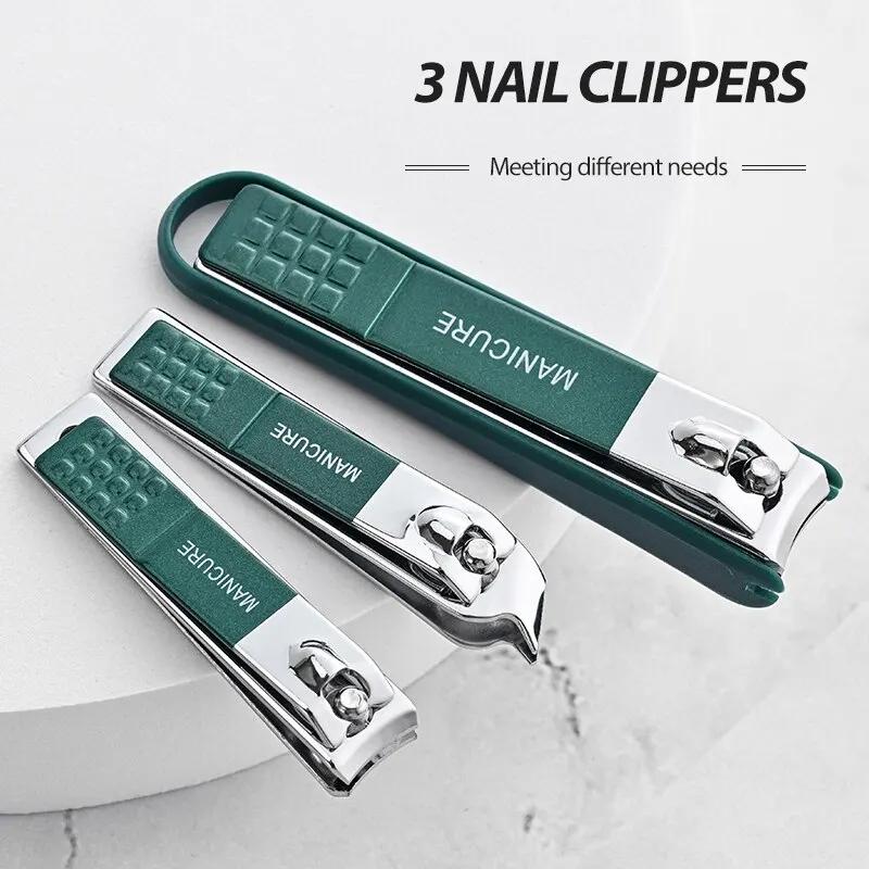 4Pc Nail Clipper Set Highgrade Household Nail Clippers Men And Women Universal Pedicure Beautify Tool Simple Portable Nail Tools