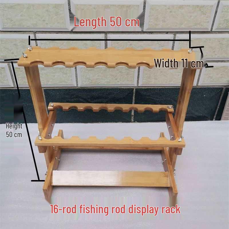 Multi-Functional Fishing Rod Storage & Display Rack for Home