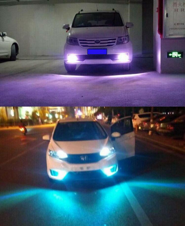 2 Pcs 12V Blade Shape HID White LED Vehicle Daytime Running Light Fog Lamp DRL