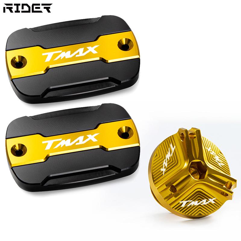 For Yamaha T-max TMAX 530 500 560 TMax530 SX DX TECH Max TMAX560 Motorcycle Front Brake Fluid Cap Fuel Tank Cap Protection