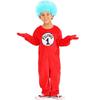 Children'S Halloween Costume Dr. Seuss No. 1 No. 2 Costume Cat In Top Hat Cosplay Costume Thing1