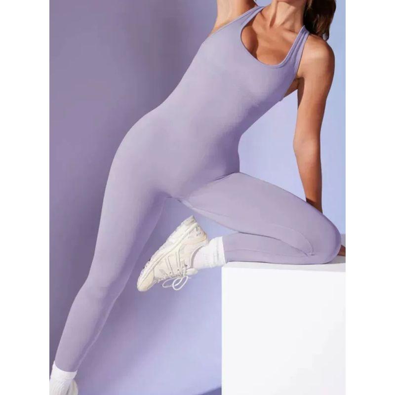 Sleeveless Tight Fitting Jumpsuit for Women