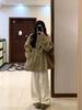 Women's 2025 Woolen Coat: Elegant Korean Stand Collar, Petite Fit